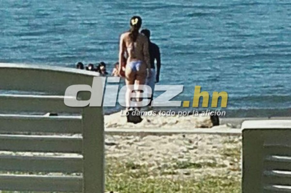 Alberth Elis e Isabel Zambrano, juntos en las playas de Puerto Cortés