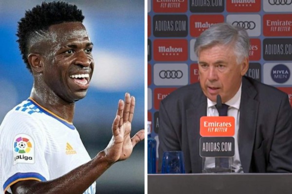 Carlo Ancelotti se derrite ante Vinicius: 'Está en un nivel muy alto y su calidad es impresionate'