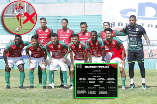 Sin Kervin Arriaga: La convocatoria de Marathón para el duelo de ida ante Diriangén en Nicaragua