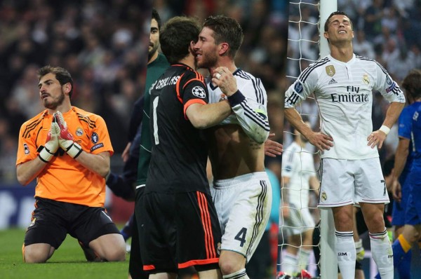 Las últimas eliminaciones del Real Madrid en Liga de Campeones