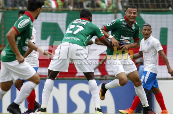 Marathón con un hombre menos venció al Olimpia en San Pedro Sula