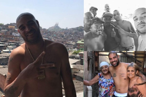 ¡Triste realidad! Así es la nueva vida de Adriano, la exestrella del fútbol brasileño