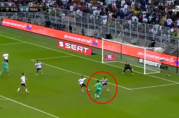 El golazo de Luka Modric al Valencia en la Supercopa de España