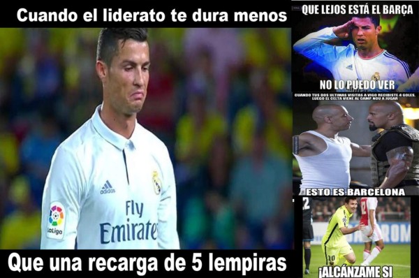 Barcelona aplasta al Celta de Vigo y los memes arremeten contra Cristiano