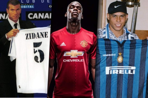 Los 10 fichajes 'récord' en toda la historia del fútbol