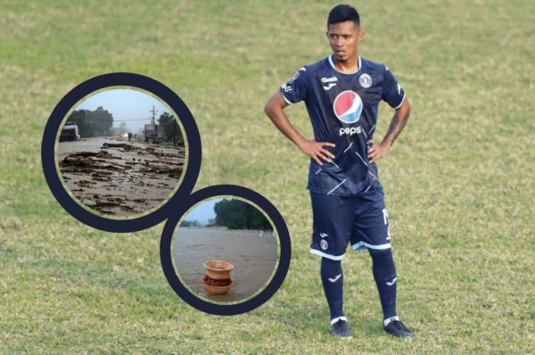 Bayron Méndez perdió todas sus pertenencias tras el paso de la tormenta Eta en la Lima, Cortés