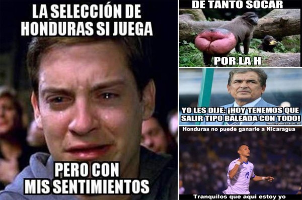 Los divertidos memes que dejó el triunfo de Honduras ante Nicaragua