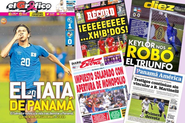 ¡Exhibidos, maldición, sin gol! Prensa mexicana fulmina al tri, euforia en El Salvador; drama en Costa Rica y Honduras