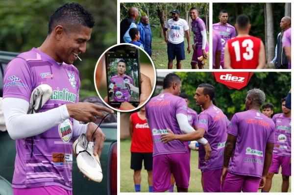 Fotos: Carlo Costly vuelve a sudar la camisa del Platense 14 años después de su debut
