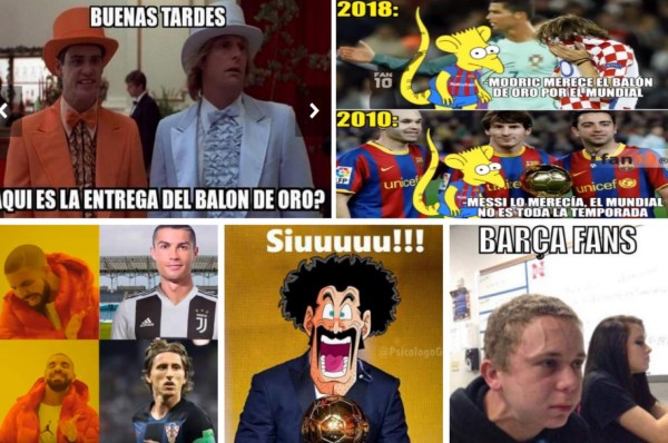 Cristiano, Messi y Benzema protagonizan los memes de los nominados al Balón de Oro 2018&nbsp;&nbsp;