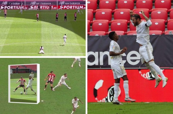 Fotos: La oración de Casemiro en el penal y el pisotón de Sergio Ramos en el Athletic-Real Madrid