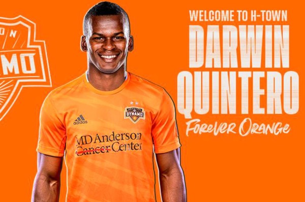 Houston Dynamo anuncia el fichaje del colombiano Carlos Darwin Quintero