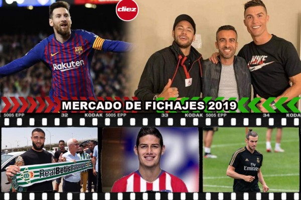 Mercado: Nuevo destino para Neymar, inminente salida de Bale y Messi es notición