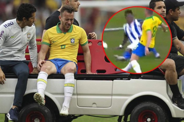 Arthur Melo: Las primeras valoraciones tras sufrir lesión del hondureño Romell Quioto