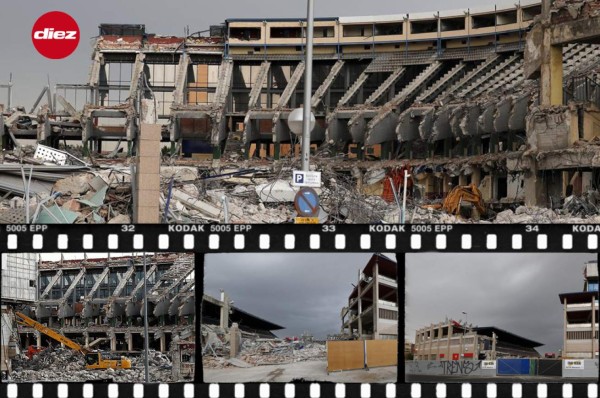 Nuevas y dolorosas fotos: Así avanza la demolición del estadio Vicente Calderón