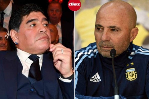 POLÉMICA: ¡Maradona señala de falso y mediocre a Jorge Sampaoli!