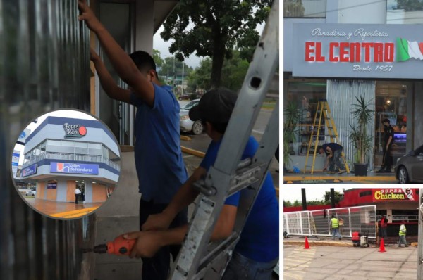 ¡Blindados! Negocios en Honduras se preparan y protegen ante una posible ola de saqueos tras las elecciones&nbsp;&nbsp;