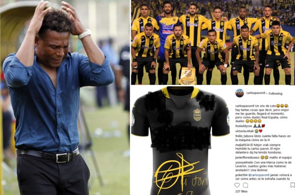 La dolorosa reacción de Carlos Pavón tras eliminación de Real España