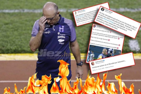 '¿Ya tiene el boleto?': prensa hondureña pierde las esperanzas y explota pidiendo la cabeza de Fabián Coito