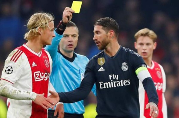 La UEFA abre expediente disciplinario a Sergio Ramos por forzar una tarjeta amarilla