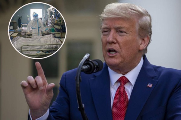 Trump predice hasta cuándo se podría recuperar Estados Unidos del coronavirus