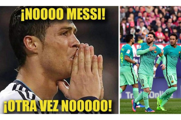 Cristiano y Guardiola protagonizan los memes del Atlético-Barcelona