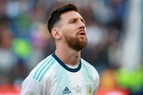 La reacción de Lionel Messi tras la sanción impuesta por Conmebol