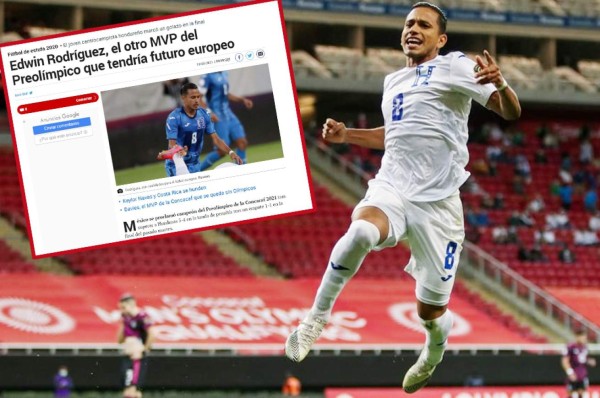 Diario MARCA de España mira al hondureño Edwin Rodríguez con potencial para marcharse a Europa