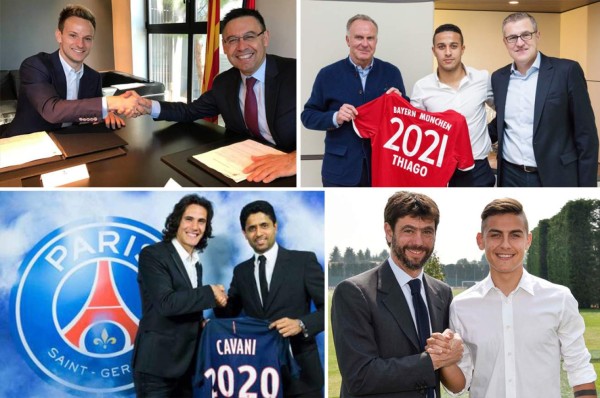 Los grandes futbolistas que han renovado contrato en este 2017