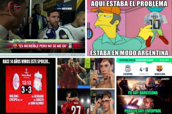 ¡Para morir de risa! Los otros memes que destruyen al Barcelona tras la debacle de Anfield&nbsp;&nbsp;