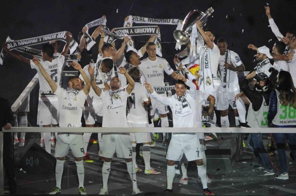 Así fue el pachangón de Real Madrid al celebrar la undécima en el Bernabéu