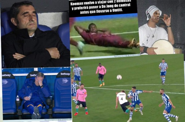 Barcelona, ridiculizado con los memes luego de empatar ante Alavés