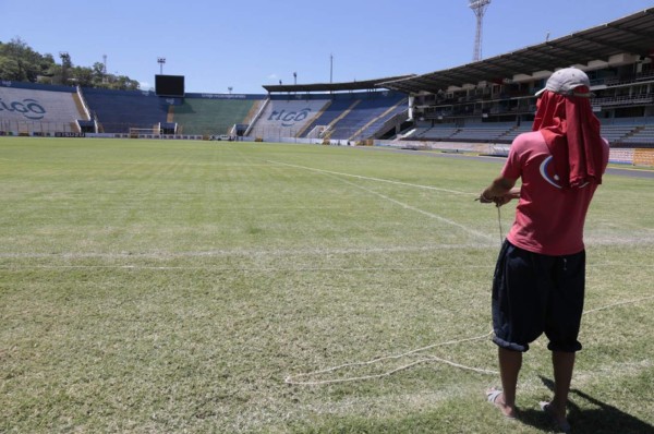 Continúan los trabajos en el Estadio Nacional para ser usado por la Selección Nacional