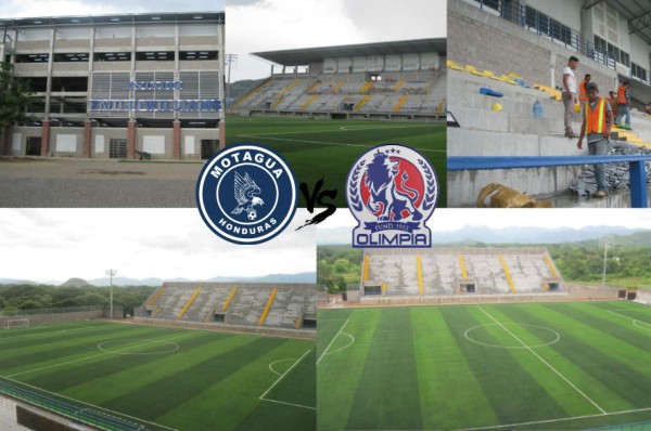 FOTOS: Así está el estadio de Choluteca, sede del Motagua-Olimpia
