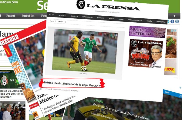 ¡Pobre Osorio! Así reacciona la prensa mexicana luego de ser eliminados de Copa Oro