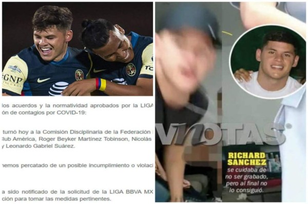 Jugadores involucrados en el escándalo del América son sancionados; el club les abre investigación