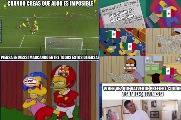 Memes Champions: Humillan al mexicano 'Chucky' Lozano tras derrota ante el Barça