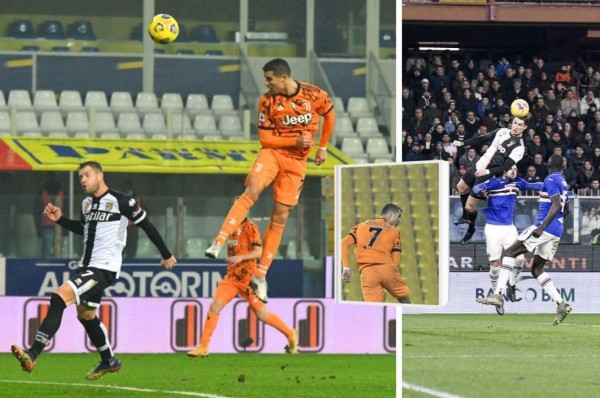 Desafía la gravedad: La secuencia del brutal salto de Cristiano Ronaldo para marcarle al Parma