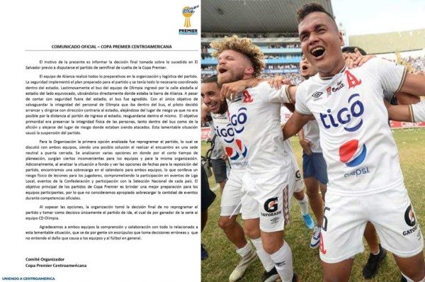 Organizadores de Copa Premier emiten comunicado y contradice información del Alianza