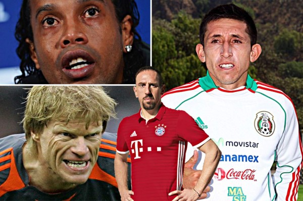 ¡DE SUSTO! El 'once ideal' con los futbolistas más feos del mundo