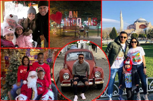 ¡En familia! Así la pasaron los futbolistas hondureños en la víspera de la navidad