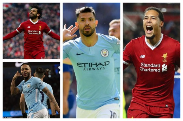 De lujo: El 11 de gala formado por jugadores del Manchester City y del Liverpool