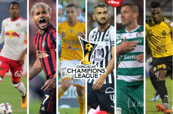 El 11 de Liga de Campeones de Concacaf con Roger Espinoza incluido
