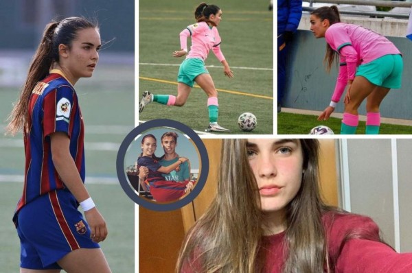 Así es Ari, la bella hermana de un crack del Barcelona que hizo su debut con el 'Barça femenino'