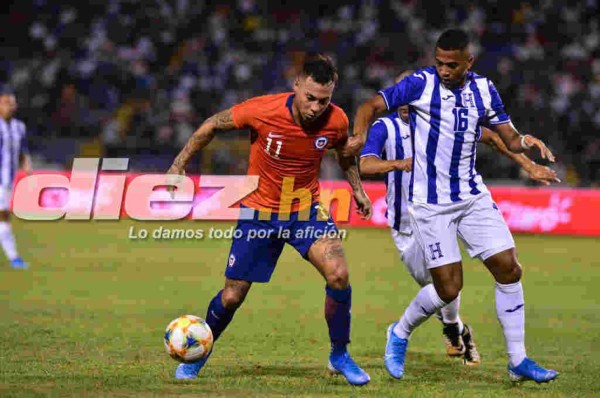 ¡Aprobados! La puntuación de los futbolistas de Honduras en el juego ante Chile