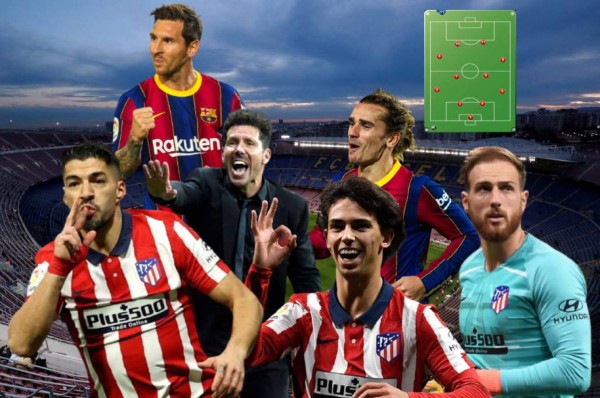 ¡Por el batacazo! Atlético y su formidable alineación para 'sellar' La Liga ante Barcelona en el Camp Nou
