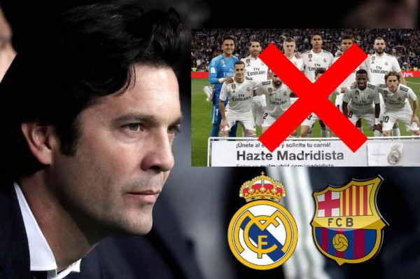 ¡Revolución! Solari y el nuevo 11 del Real Madrid para el clásico de Liga ante el Barcelona