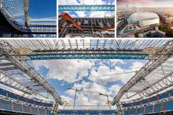 Imágenes históricas del nuevo Bernabéu: Así luce el estadio del Real Madrid; instalado el techo