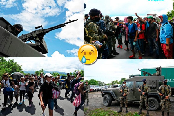 Parece guerra: Así arma Guatemala su frontera con Honduras para evitar entrada de inmigrantes