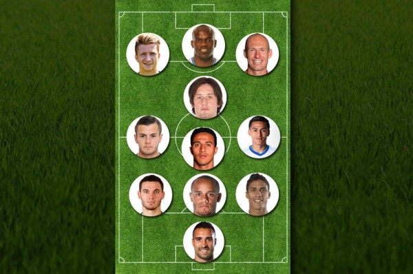 El once 'ideal' de los futbolistas marcados por las lesiones